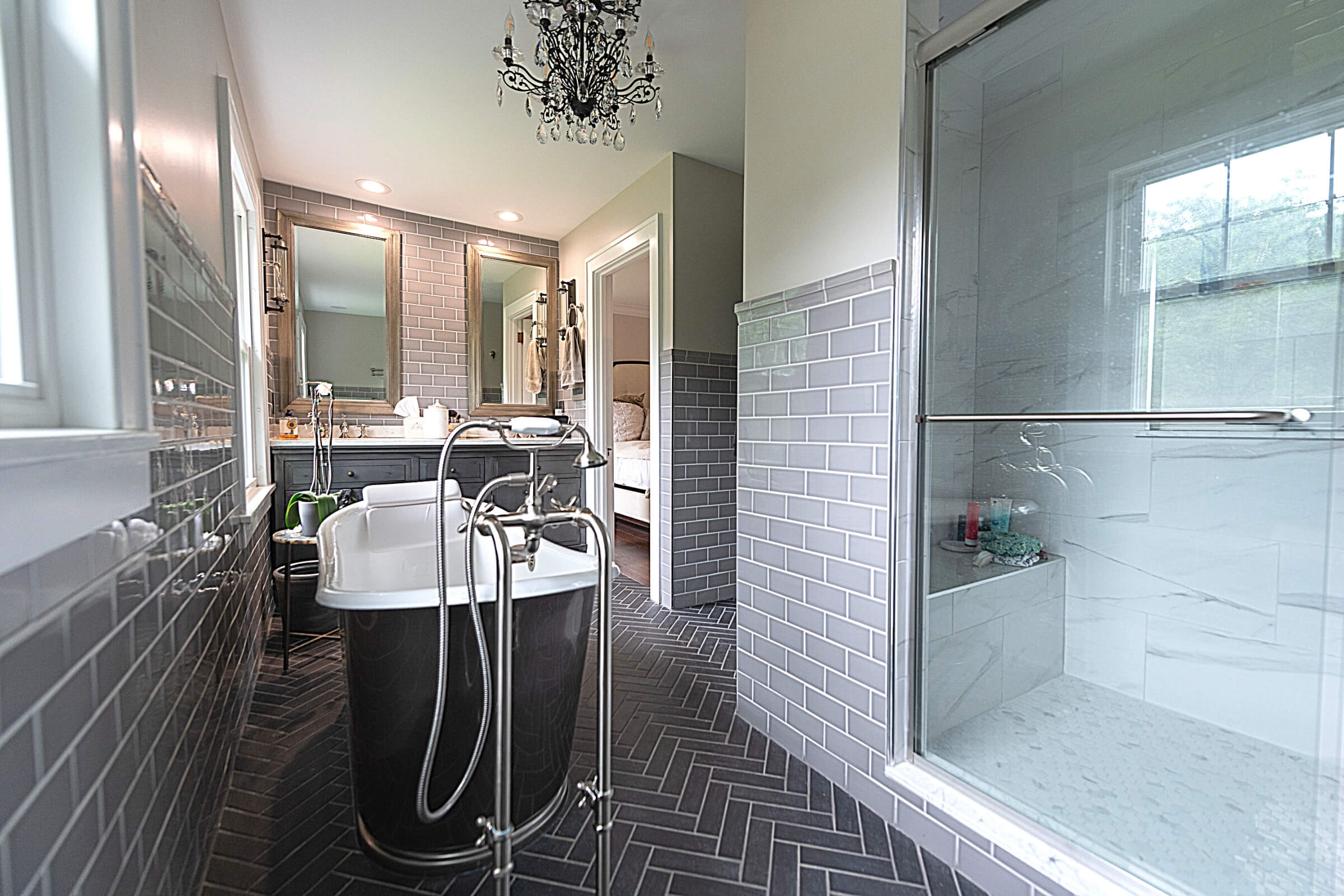 Modern Bath Remodel | Regency Design + Build | Cleveland Heights, OH