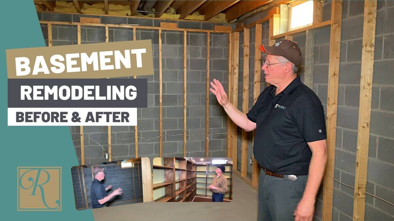 Full Basement Remodel - Before & After | Regency Design + Build | Solon, OH